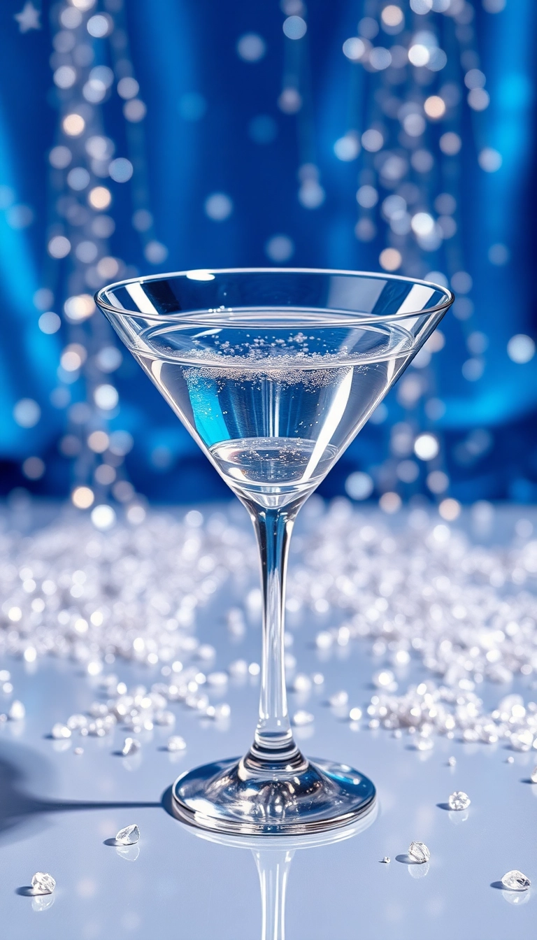 iPhone Glamorous Cocktail Glass Well-Lit Wallpaper